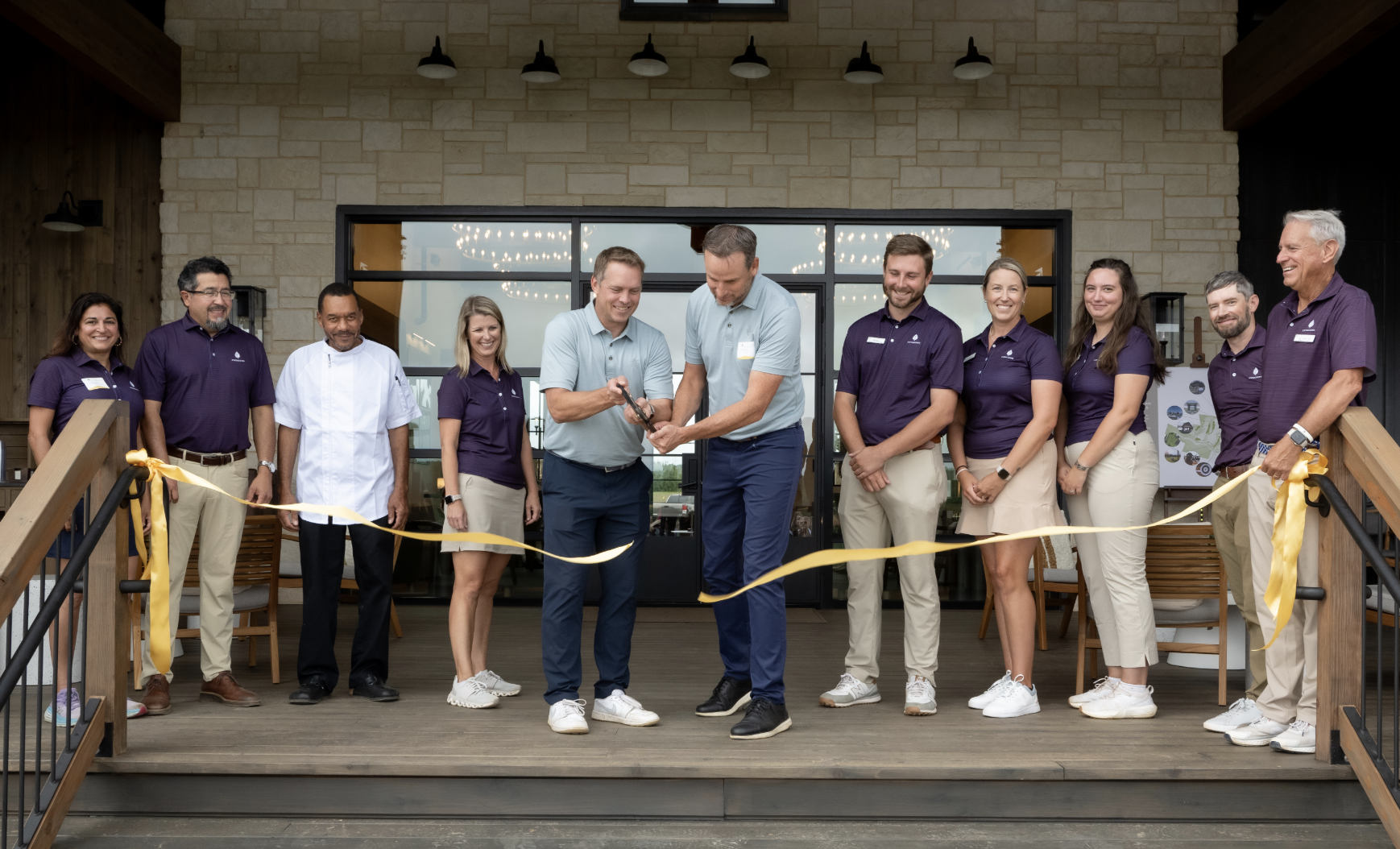 Golf Clubhouse Ribbon Cutting Ceremony